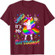OMG It's My 7th Birthday Girls Unicorn (7 years old) outfit T-Shirt - T-Shirt | Maroon