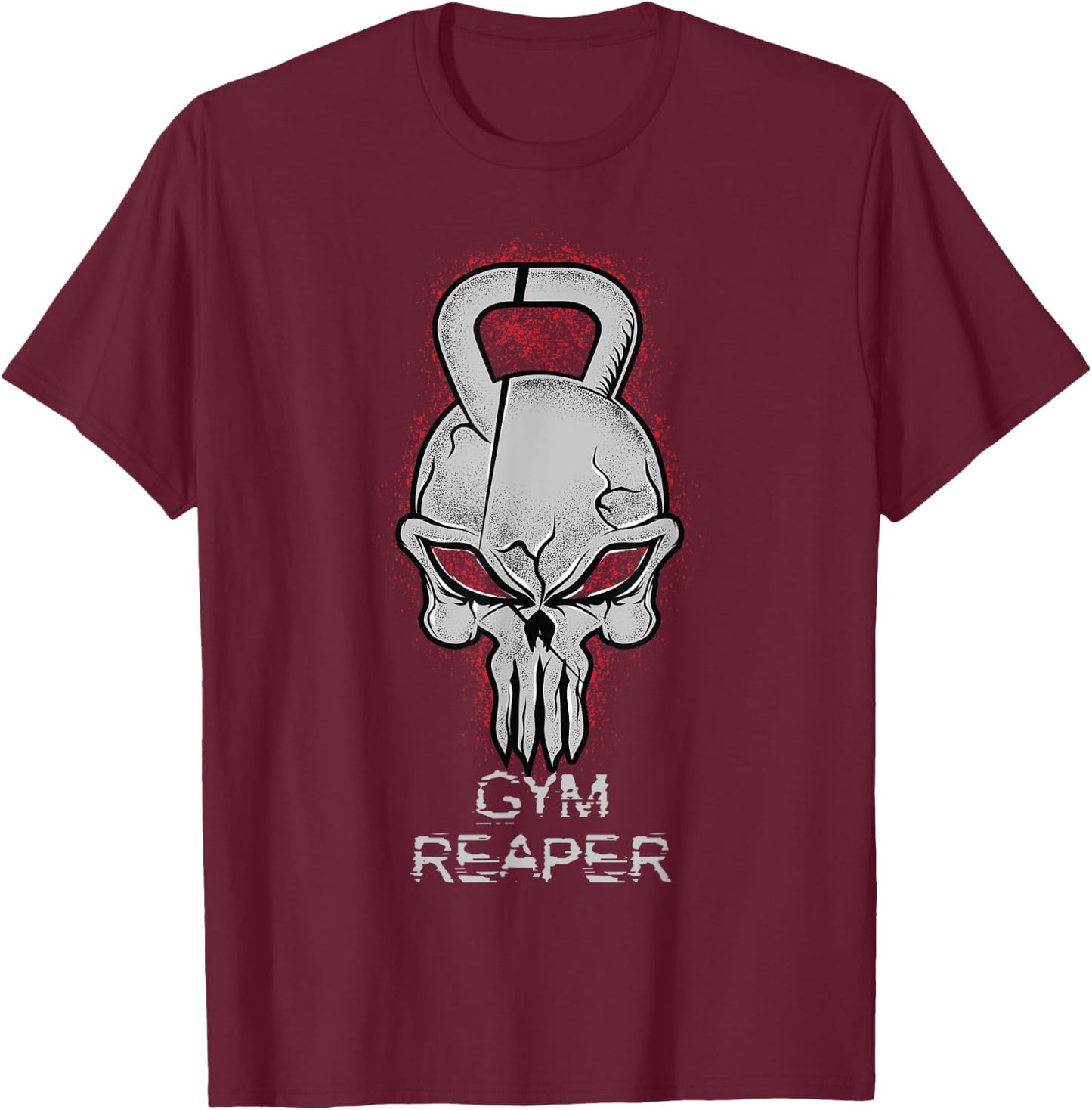 Gym Reaper for your workout. gym exercise fitness T-Shirt - T-Shirt | Maroon