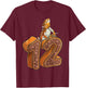 12 Year Old Bearded dragon Reptile 12th Birthday Party B-day T-Shirt - T-Shirt | Maroon