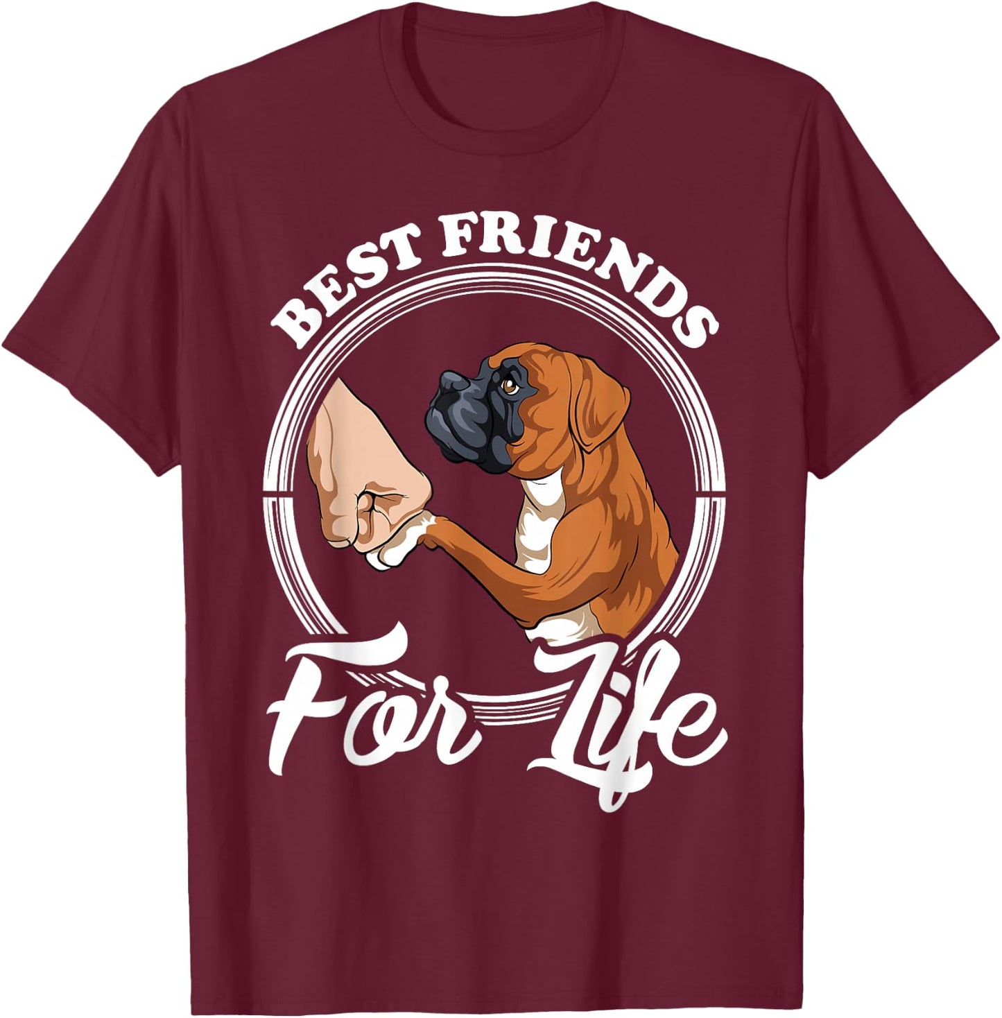 Funny Boxer Dog Shirt Boxer Dog Lover T-Shirt - T-Shirt | Maroon