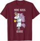 Mama Needs Coffee Funny Unicorn Coffee T-Shirt - T-Shirt | Maroon