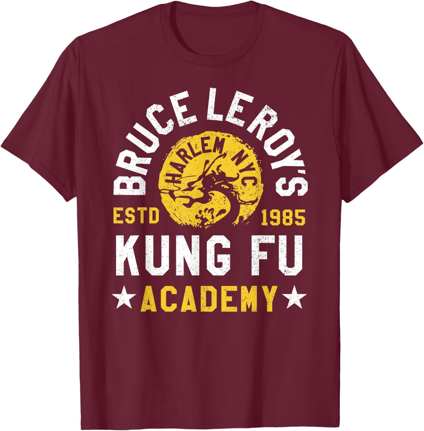 Bruce Leroy's Kung Fu , Women T-Shirt - T-Shirt | Maroon