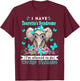 I have Tourettes Syndrome Awareness T-Shirt - T-Shirt | Maroon
