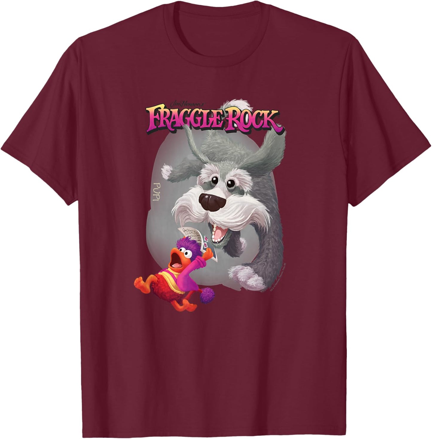 Fraggle Rock in Pursuit T-Shirt - T-Shirt | Maroon