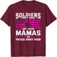 Proud Army Mom Mothers Day T-Shirt - T-Shirt | Maroon