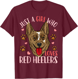 Red Heeler T-Shirt - T-Shirt | Maroon