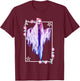 Pastel Goth Ghost Tarot Style T-Shirt - T-Shirt | Maroon