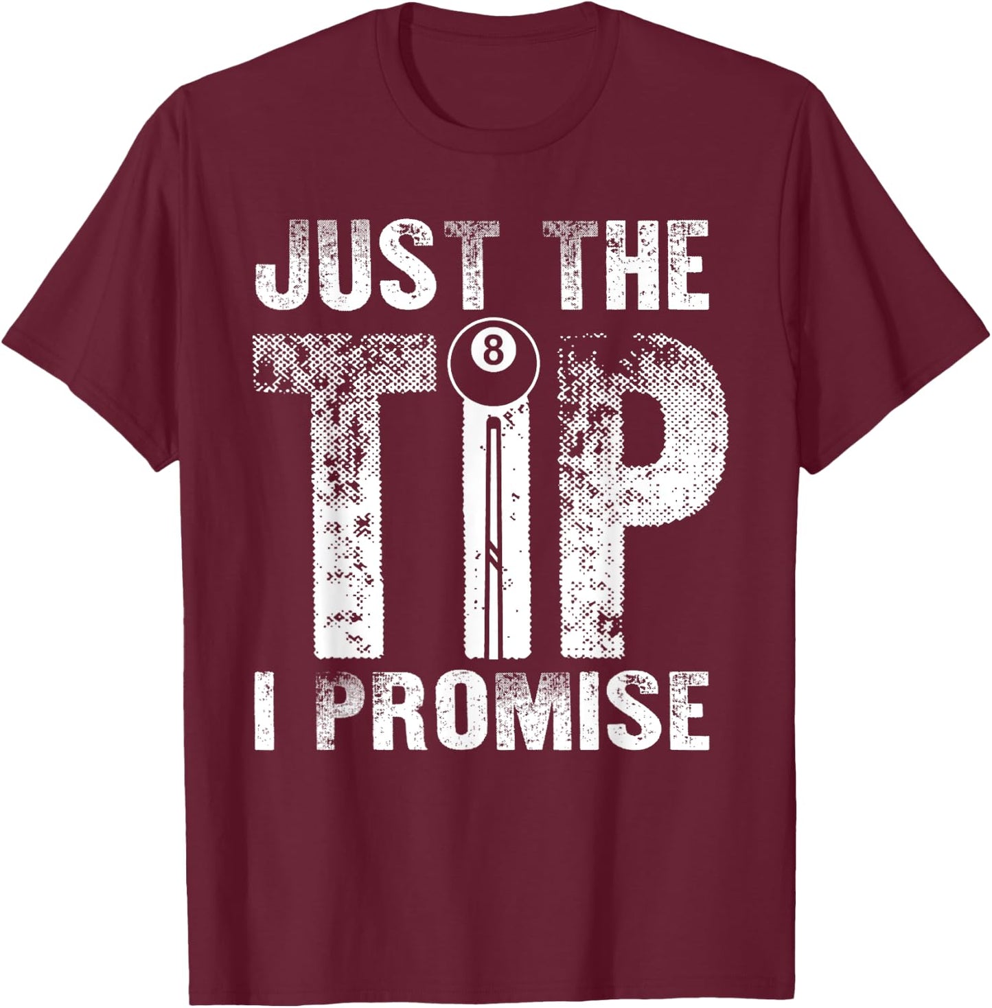 Billiard Retro Billiard Player Snooker Pool T-Shirt - T-Shirt | Maroon