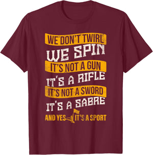 Funny Color Guard Shirts Teens Colorguard Gift T-Shirt - T-Shirt | Maroon