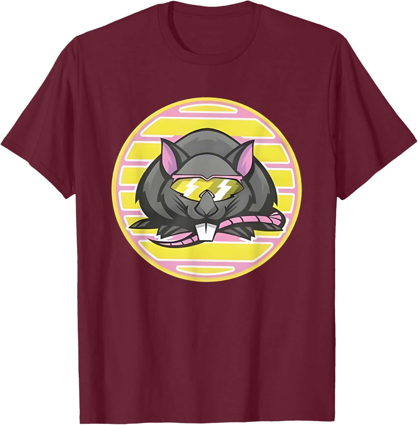 Roosterteeth Fuckface Off Rats T-Shirt - T-Shirt | Maroon