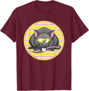 Roosterteeth Fuckface Off Rats T-Shirt - T-Shirt | Maroon