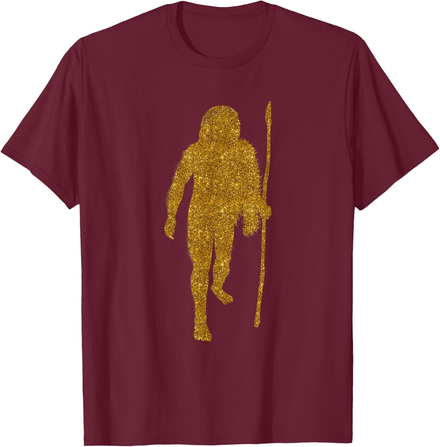 Neanderthal Gift Girl Primate Animal Cavemen Lover T-Shirt - T-Shirt | Maroon