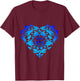 Sea Turtle Zoo Animal Lover Valentines Day Gift Turtle T-Shirt - T-Shirt | Maroon
