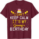 I Can't Keep Calm It's My Granny's Birthday Funny Bday Gift T-Shirt - T-Shirt | Maroon