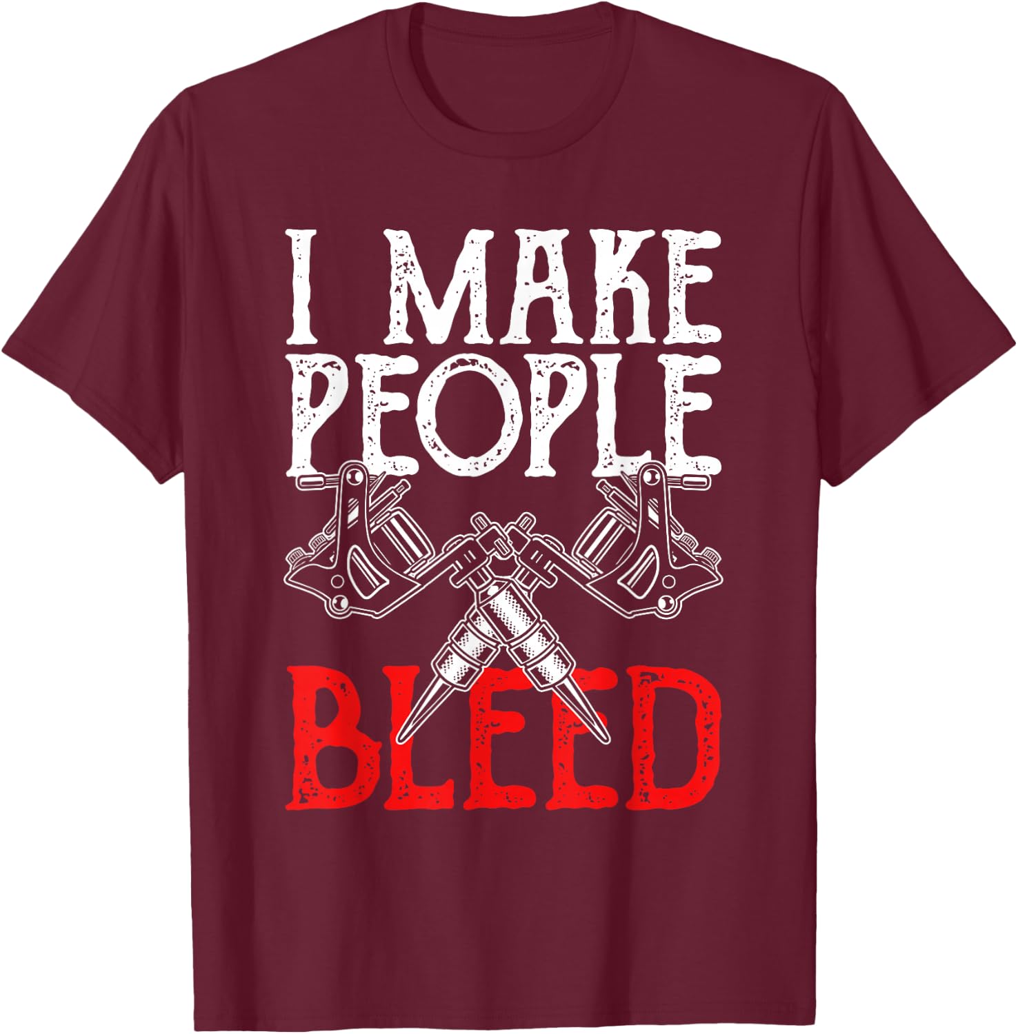 Funny Tattoo Master Tattoo Artist Gift Tattoo Small T-Shirt - T-Shirt | Maroon
