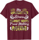 My Daughter Wears Combat Boots Proud Military Mom Gift T-Shirt - T-Shirt | Maroon