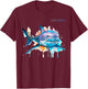 Types of Shark Megalodon Great White Nurse Shark T-Shirt - T-Shirt | Maroon