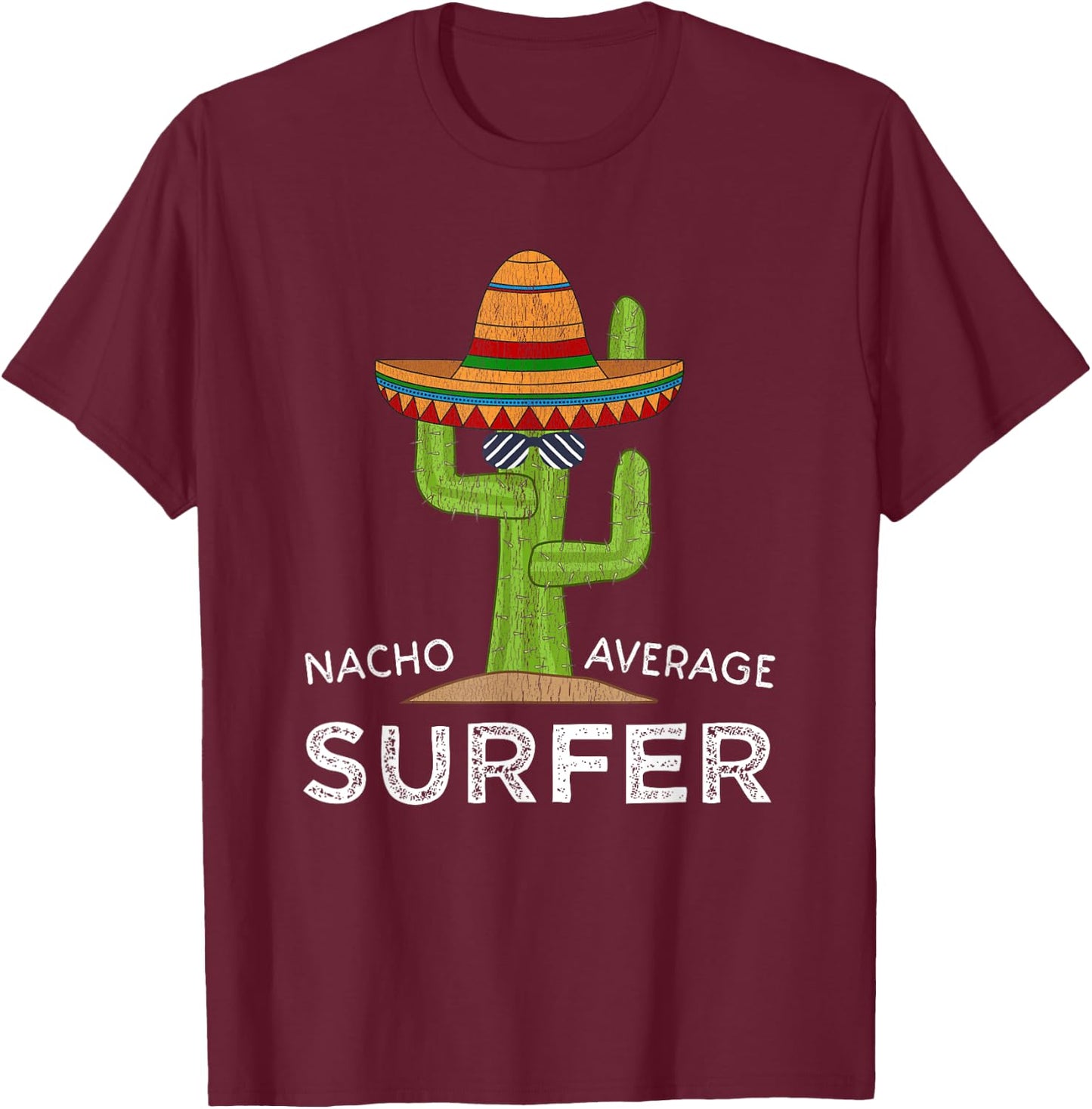Fun Surf Lover Humor Saying | Funny Surfers Surfing T-Shirt - T-Shirt | Maroon
