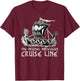 The Original Norweigian Cruise Line Cruising T-Shirt - T-Shirt | Maroon