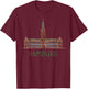 Hamburg Germany Art Gift Men Women T-Shirt - T-Shirt | Maroon