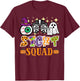 Halloween Optometrist Sight Squad Optometry Costume Women T-Shirt - T-Shirt | Maroon