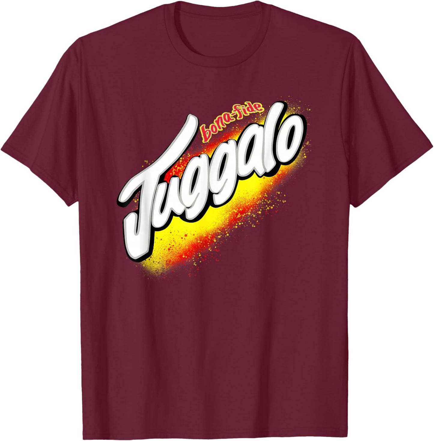 Wicked Tag-Splashed Spray Fury (Juggabro Version) T-Shirt - T-Shirt | Maroon