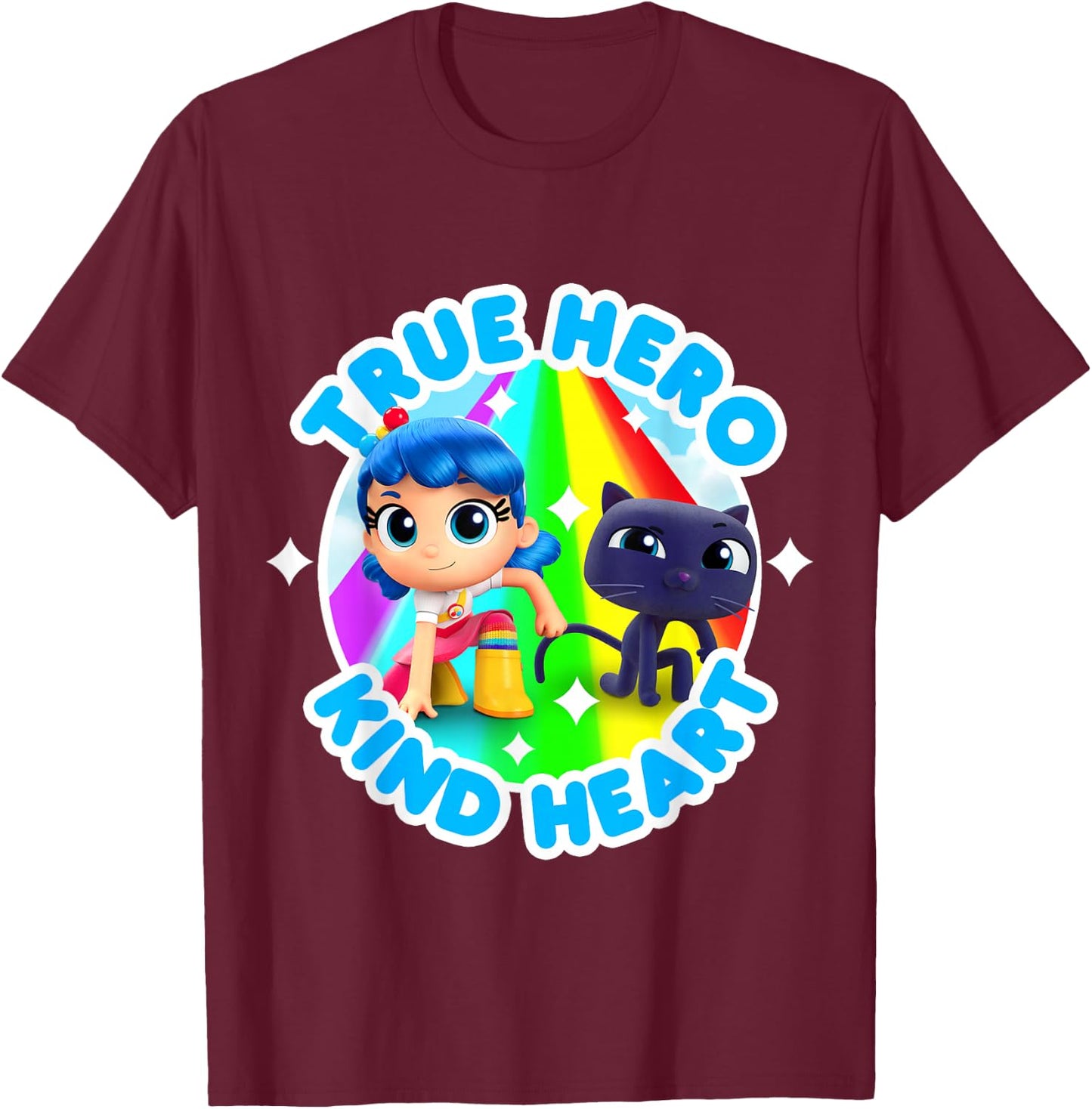 True Hero Kind Heart T-Shirt - T-Shirt | Maroon