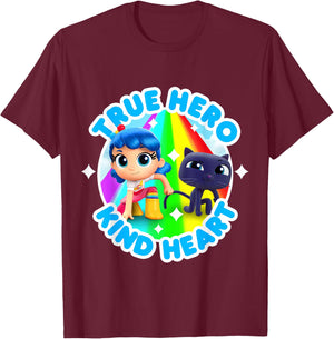 True Hero Kind Heart T-Shirt - T-Shirt | Maroon