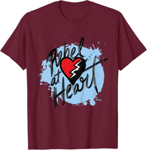 Kids Descendants 4 - The Rise of Red Rebel at Heart T-Shirt - T-Shirt | Maroon
