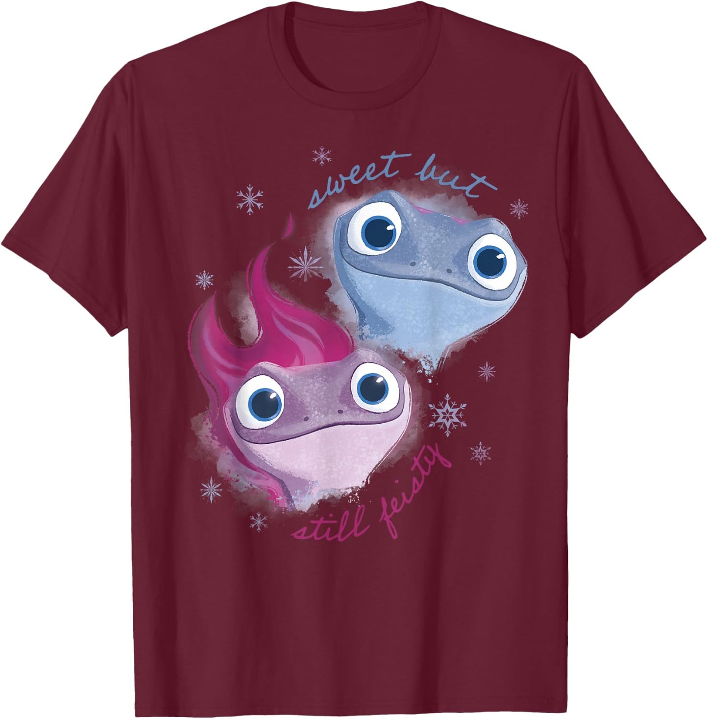 Disney Frozen 2 Bruni Sweet Still Feisty T-Shirt - T-Shirt | Maroon