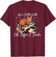 Life is Better with Cats, Coffee, and Books T-Shirt - T-Shirt | Maroon