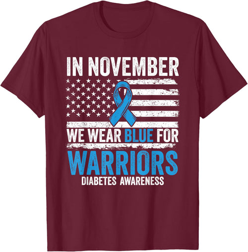In November We Wear Blue Type 1 2 Warrior Diabetes Awareness