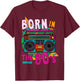 1980 80s 80s Birthday Retro T-Shirt - T-Shirt | Maroon