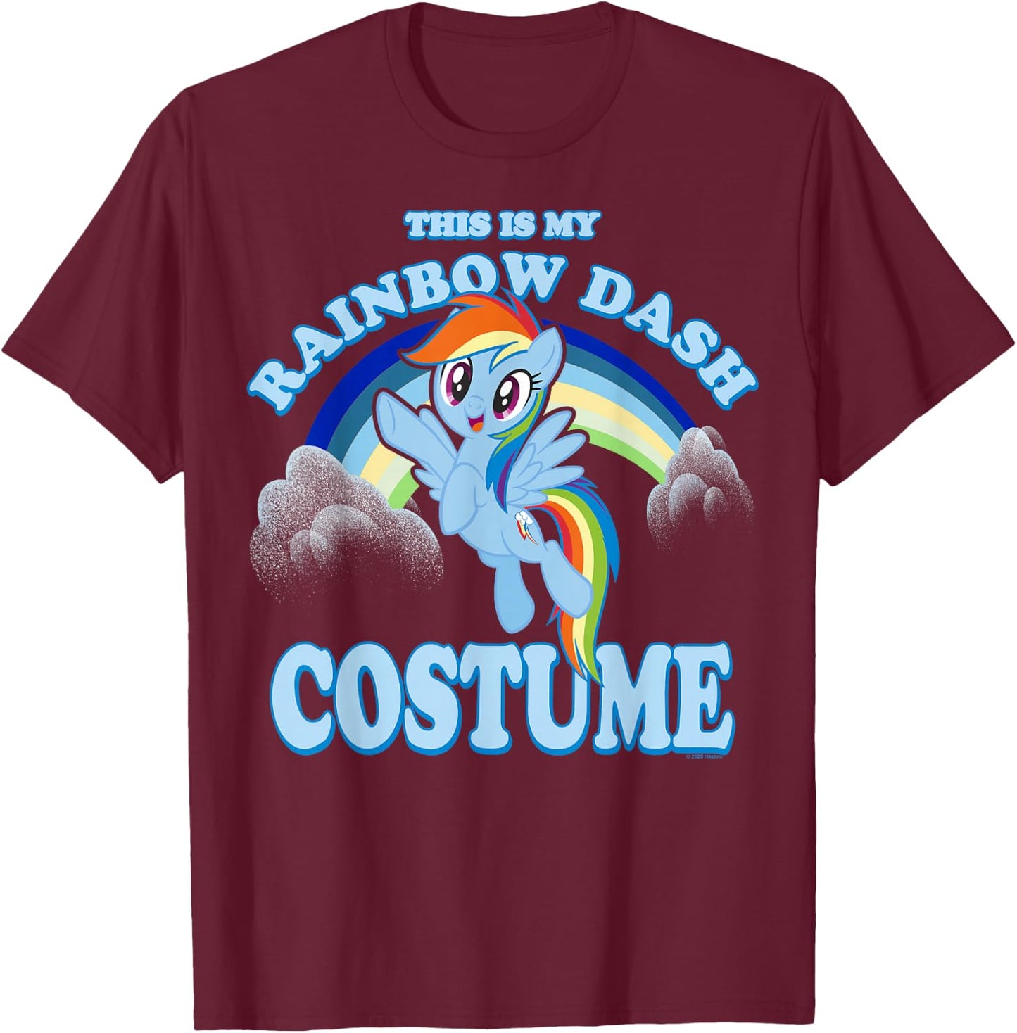 My Little Pony: Friendship Is Magic Rainbow Dash Halloween T-Shirt - T-Shirt | Maroon