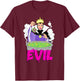 Disney Villains Evil Queen Grime Art T-Shirt - T-Shirt | Maroon