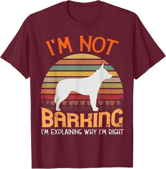 Blue and Red Heeler lover Shirt Best Gift Cattle Dog ,Small T-Shirt - T-Shirt | Maroon