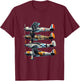 Polikarpov I-153 CR.42 Falco Gloster Gladiator Heinkel He-51 T-Shirt - T-Shirt | Maroon