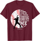 Philippians 4:13 Baseball Player Graphic With Bible Verse T-Shirt - T-Shirt | Maroon
