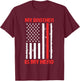 My Brother Is My Hero Firefighter Thin Red Line Sister Gift T-Shirt - T-Shirt | Maroon