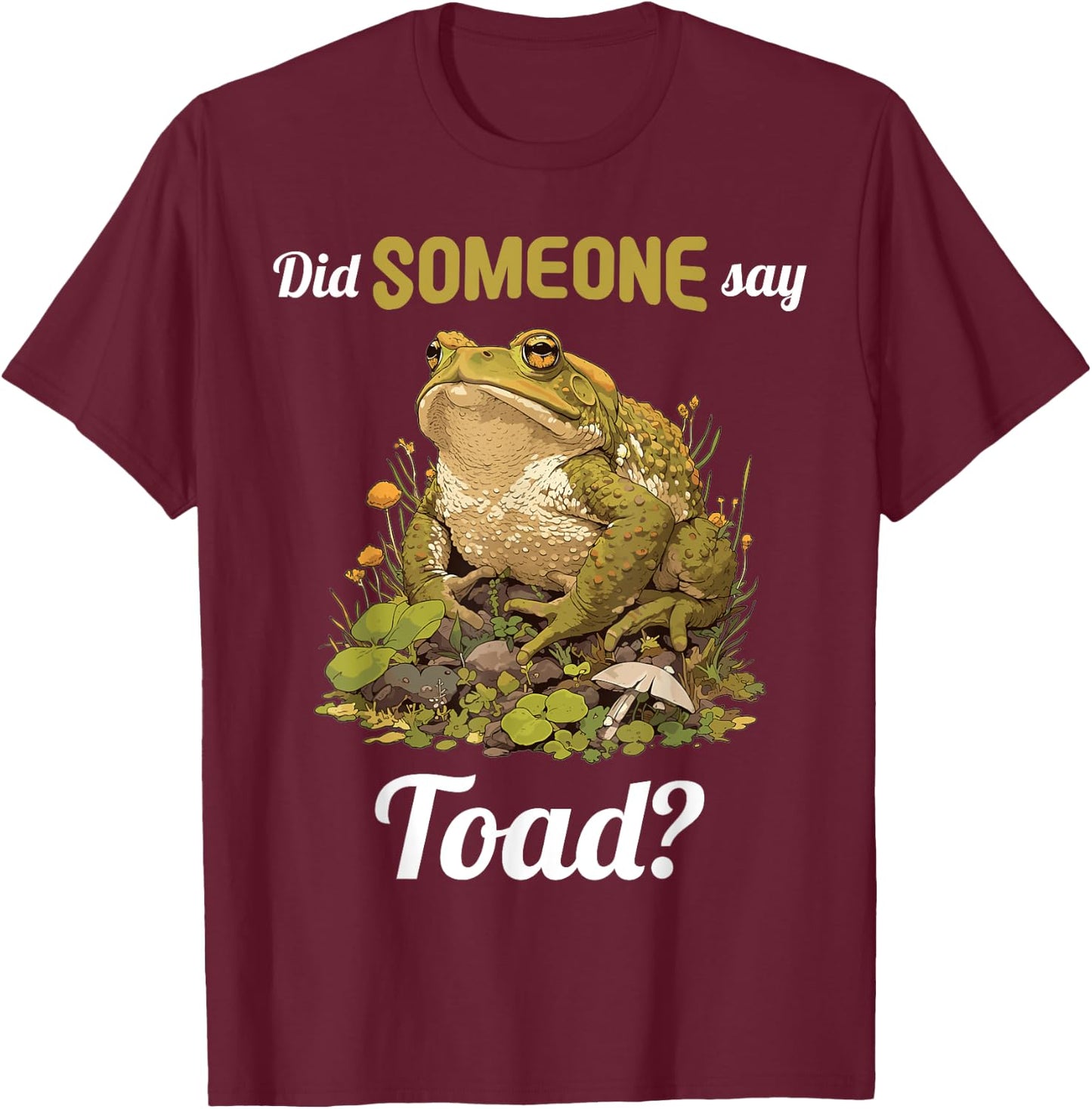 Toads Lovers Toad T-Shirt - T-Shirt | Maroon
