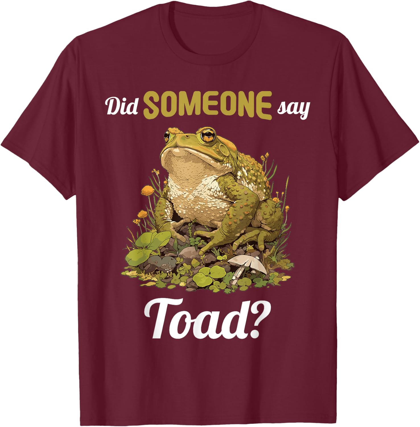 Toads Lovers Toad T-Shirt - T-Shirt | Maroon