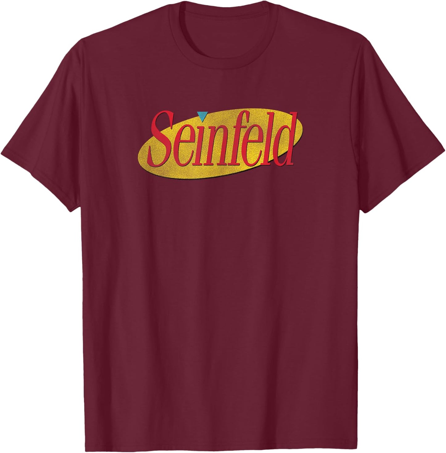 Seinfeld Colorful Original Logo T-Shirt - T-Shirt | Maroon