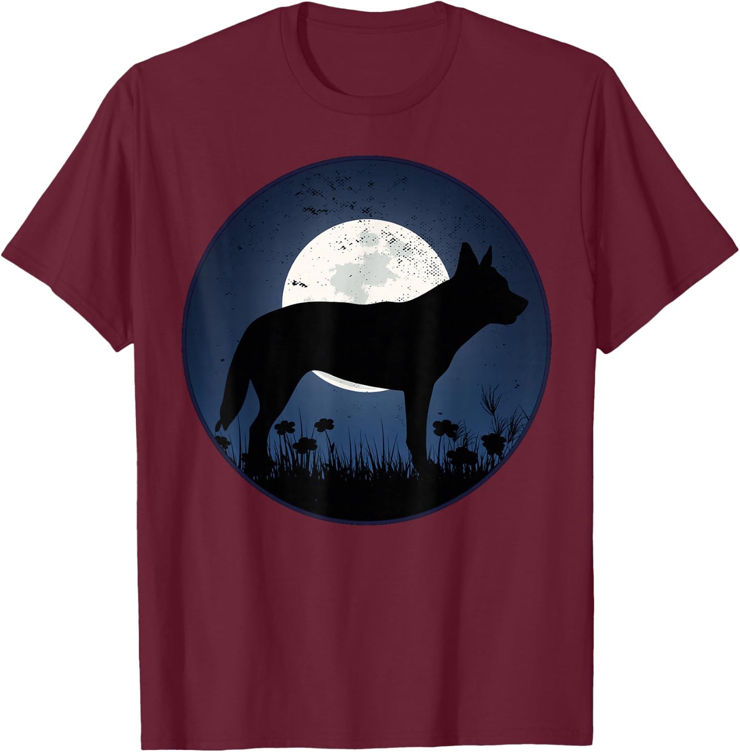 Australian Cattle Dog Red Blue Heeler T-Shirt - T-Shirt | Maroon
