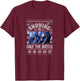 G.I. Joe Christmas Snowing Is Half The Battle Ugly Sweater T-Shirt - T-Shirt | Maroon