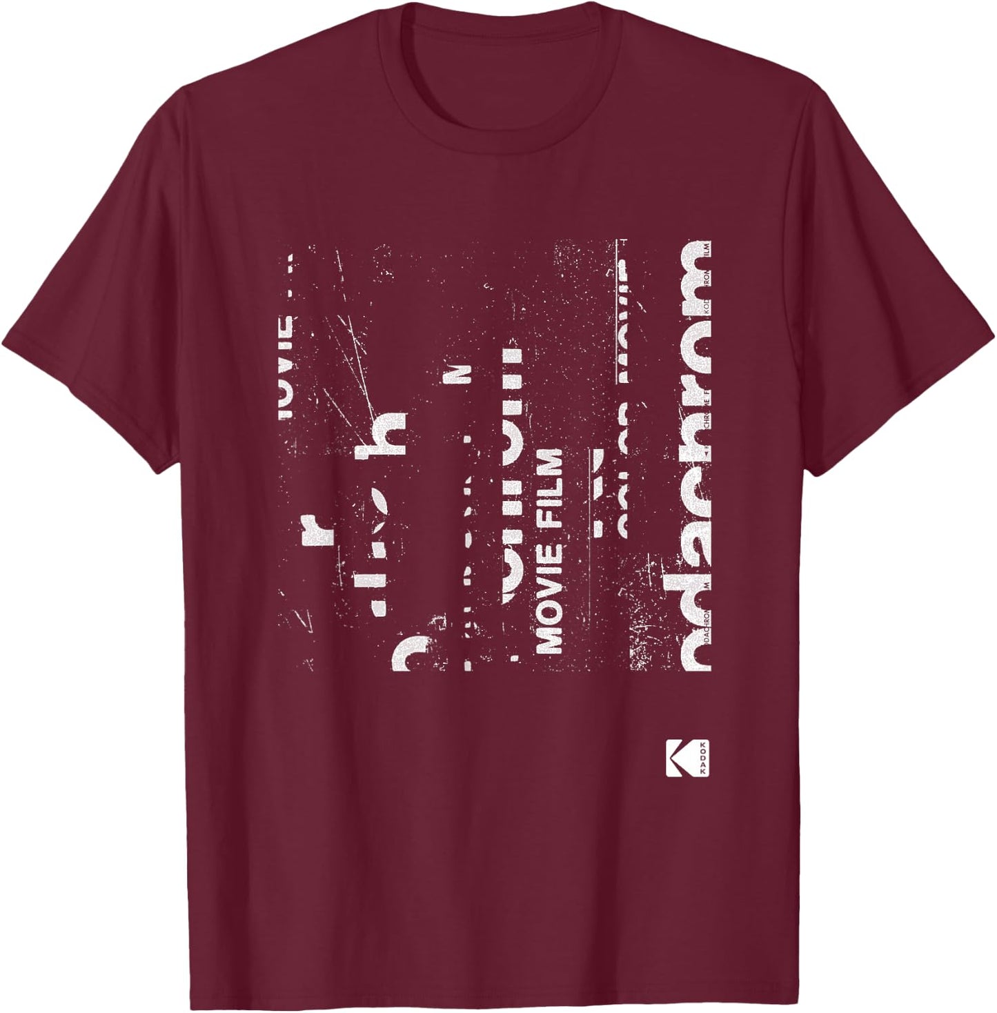 Kodak Kodachrome Art White T-Shirt - T-Shirt | Maroon