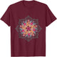 Colorful Women Girls Kids Gifts Mandala T-Shirt - T-Shirt | Maroon