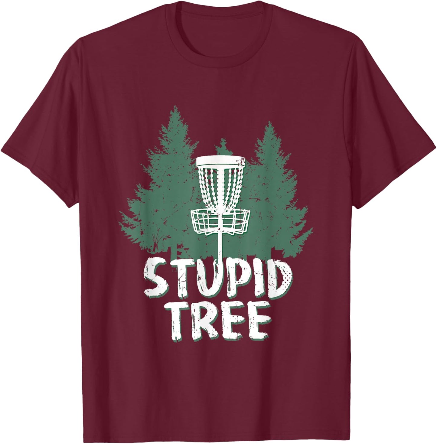 Disc golf set Disc golf Disc golfing bag Disc golf frisbees T-Shirt - T-Shirt | Maroon