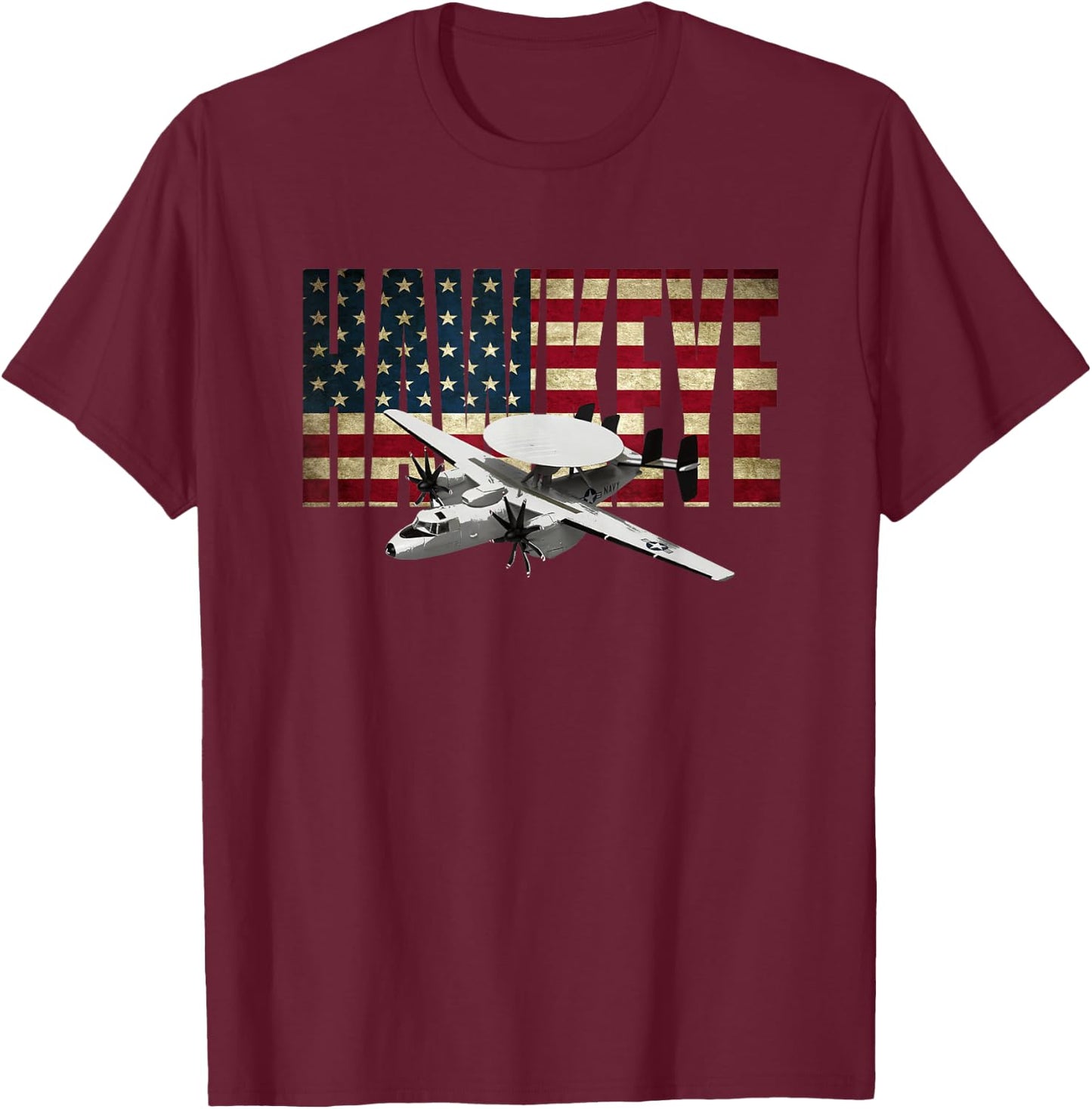 E-2 Hawkeye T-Shirt - T-Shirt | Maroon