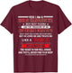 Yes I'm a spoiled granddaughter but not yours of grandpa T-Shirt - T-Shirt | Maroon