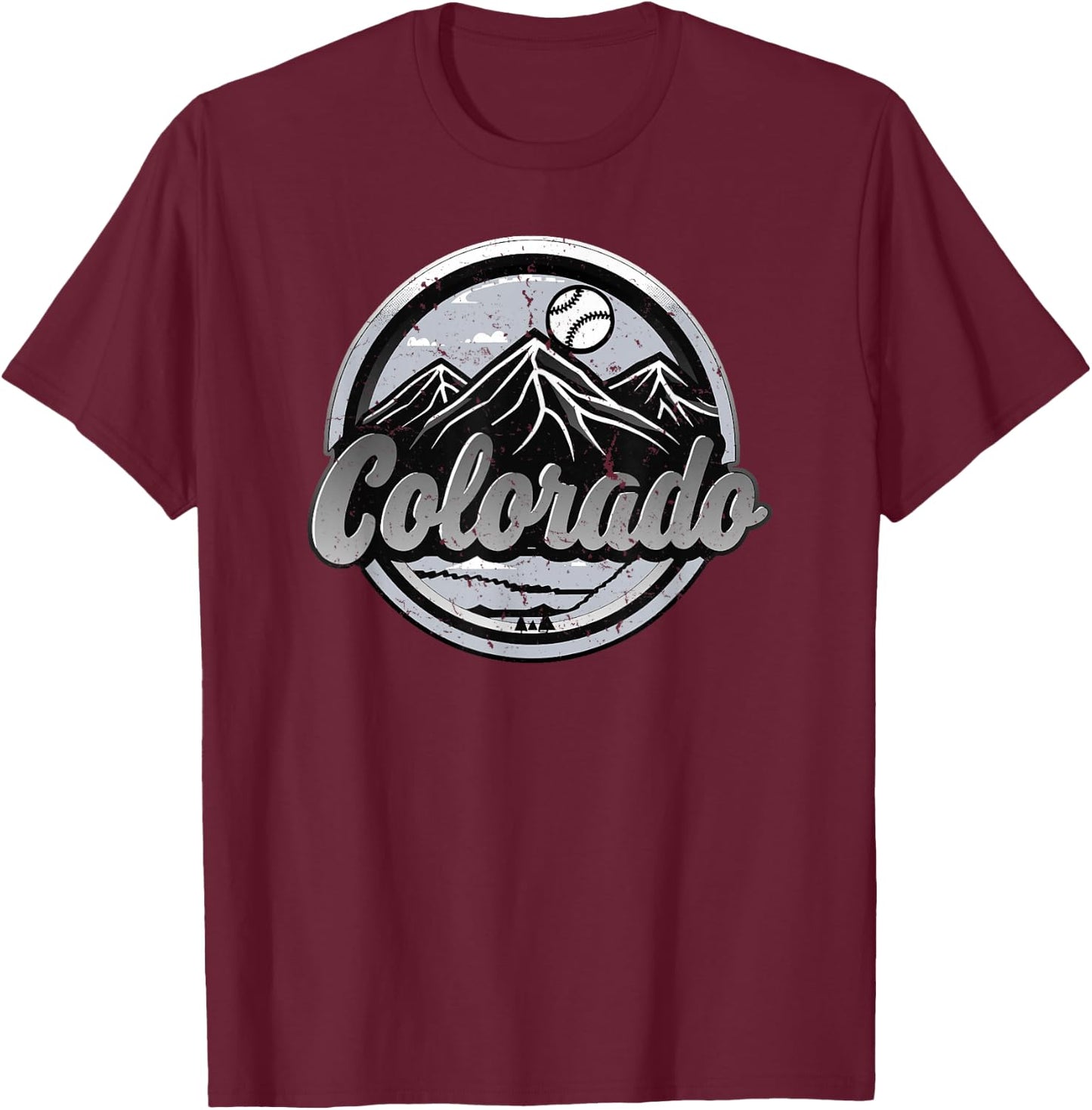 Colorado Baseball T-Shirt - T-Shirt | Maroon